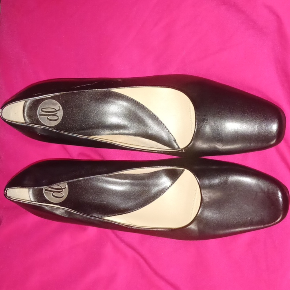 Donna lawrence black heels sz 9 1/2m